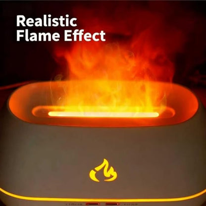 Multi-Colour Flame Humidifier Aromatherapy Diffuser, 7-Colour Flame Humidifier - Image 2