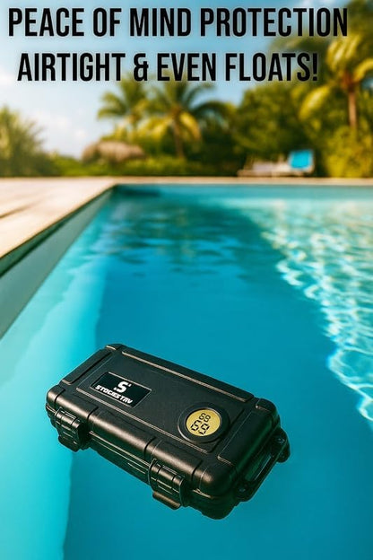StogieStay Travel Humidor for Cigars – Digital Hygrometer, Airtight & - Image 6