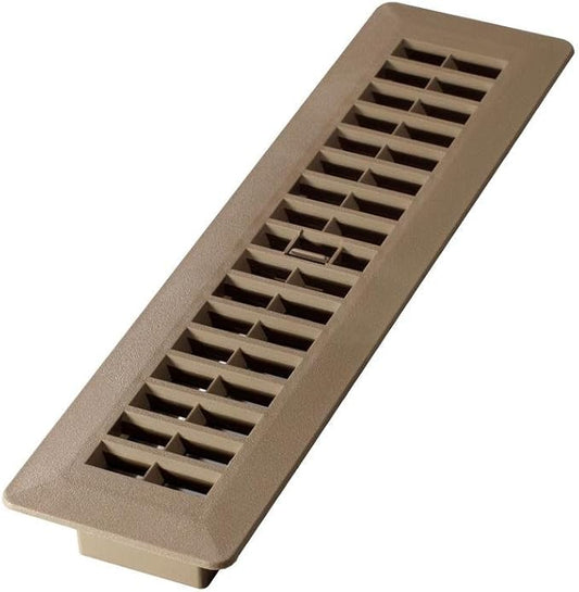 Decor Grates PL212-TA 2-Inch by 12-Inch Plastic Floor Register by DecorGrates