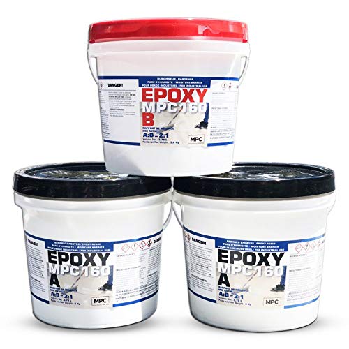 MPC-160 Epoxy Moisture Vapor Barrier, Moisture-Barrier Floor Epoxy Kit by Master+Protective+Coatings