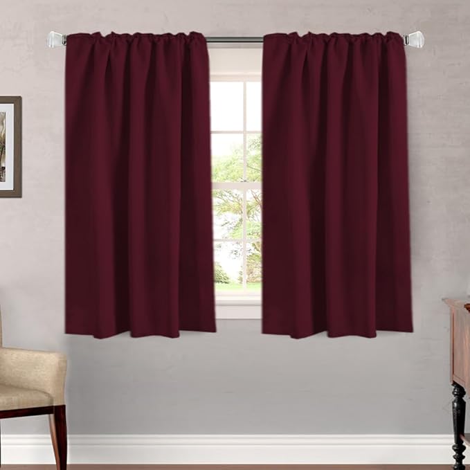H.VERSAILTEX Christmas Blackout Curtains Thermal Insulated Window Treatment - Image 2
