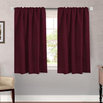 H.VERSAILTEX Christmas Blackout Curtains Thermal Insulated Window Treatment - Image 2