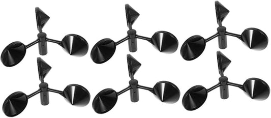 Sosoport 2pcs Wind Gauge Cup Durable Abs Anemometer by Sosoport