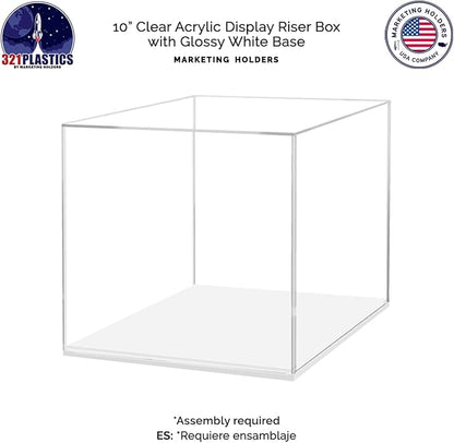 10" x 10" Clear Acrylic Display Box - Image 5