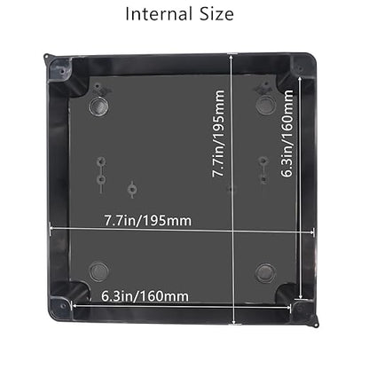 Junction Box, Reserved Holes Electrical Boxes Waterproof IP65 ABS Plastic - Image 5