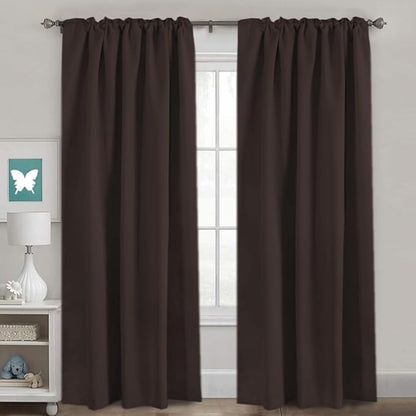 H.VERSAILTEX Blackout Curtains Thermal Insulated Window Treatment Panels Room - Image 2
