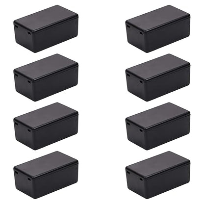 Fielect 8Pcs Dustproof Electronic Junction Box Plastic Enclosure Project Box by Fielect