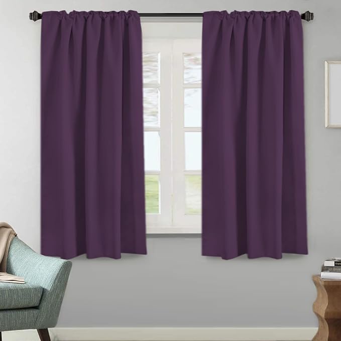 H.VERSAILTEX Blackout Curtains Thermal Insulated Window Treatment Panels Room - Image 2