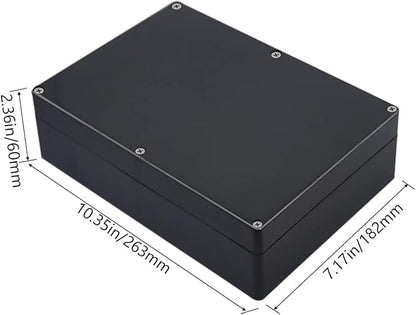 Project Box IP65 Waterproof Junction Box ABS Plastic Black Electrical Boxes DIY - Image 2
