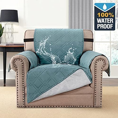 H.VERSAILTEX 100% Waterproof Sofa Slipcover Washable Armchair Cover Non-Slip - Image 2