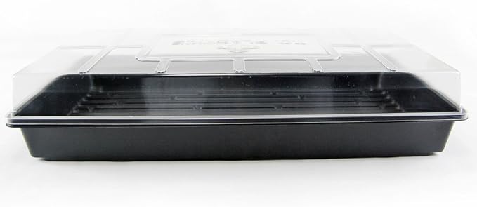 Living Whole Foods Plant Tray Clear Plastic Humidity Domes: Pack of 10 - Image 2