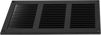 Vent Systems 12'' x 6'' Inch Black Metal Vent Duct Cover - Image 8
