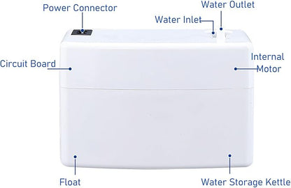 Condensate Pump, US 110V 60HZ Low Noise 200ml Water Tank Safety Switch HVAC - Image 9