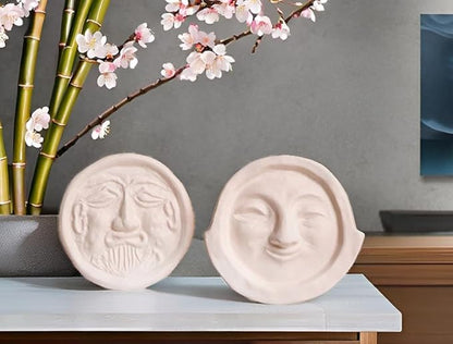 Air Purifying Healing Ceramic Object-Ancient Korean Demon Hunter's Face Roof - Image 7