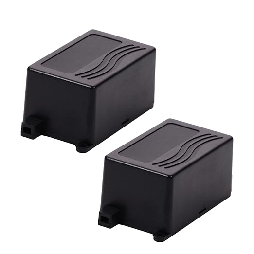 Fielect 2Pcs Project Box ABS Plastic Junction Box Dustproof Universal by Fielect