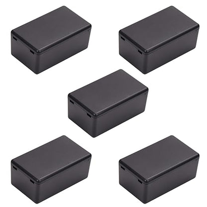 Fielect 5pcs Electronic Junction Box ABS Plastic Junction Project Box Enclosure by Fielect