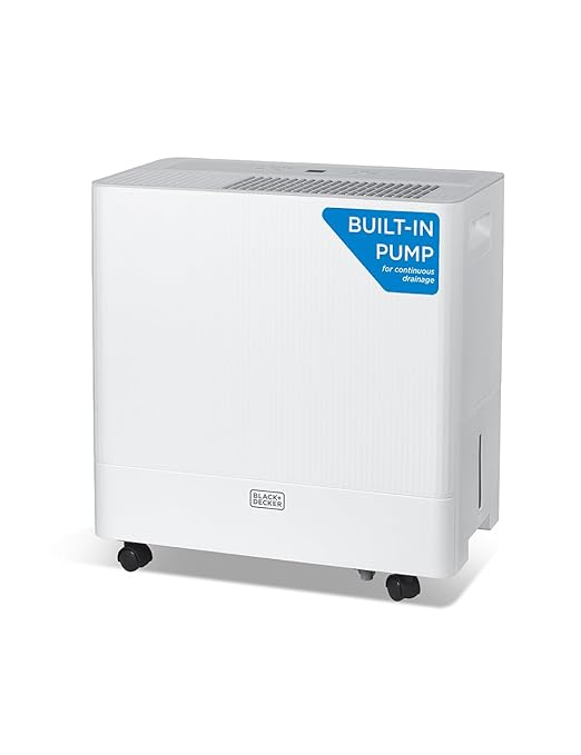 BLACK+DECKER 50-Pint Portable Dehumidifier by BLACKDECKER