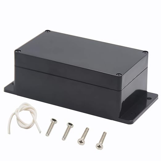 Zulkit Junction Box ABS Plastic Dustproof Waterproof IP65 Universal Electrical by Zulkit