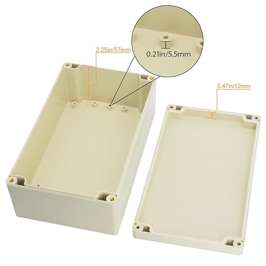LeMotech Waterproof Dustproof IP65 ABS Plastic Junction Box Universal Electric - Image 4