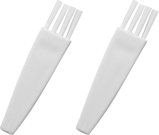 2pcs White Plastic Dusting Small Brush Electrical Brush Humidifier Cleaning by JCBIZ