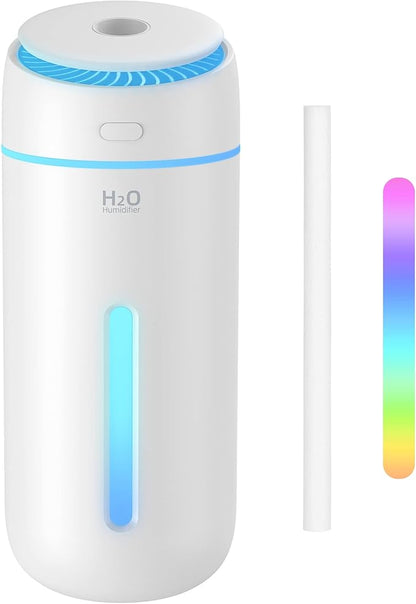 Small Humidifiers for Bedroom Nightstand Room 400ML USB Humidifer Plant Cool by HOFULK