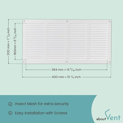 14x6 inch Vent Cover - Image 5
