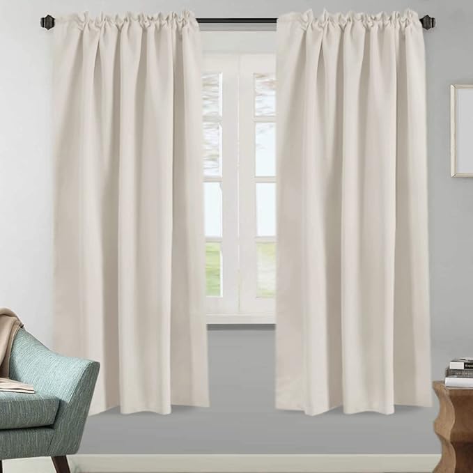 H.VERSAILTEX Light Reducing Curtains Thermal Insulated Window Treatment Panels - Image 2