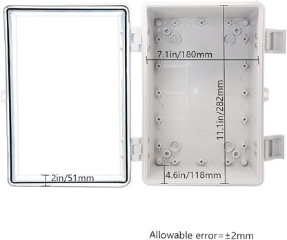 Zulkit Junction Box ABS Plastic Dustproof Waterproof IP65 Electrical Boxes - Image 3