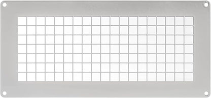 Repa Market 10" x 5" Inch White Galvanized Steel Rectangular Crawl Space Vent by RepaMarket