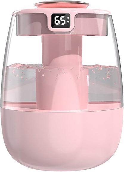 Cool Mist Humidifier, 1.5L Quiet Ultrasonic, Smart Timer, Dual Nozzles by Unknown