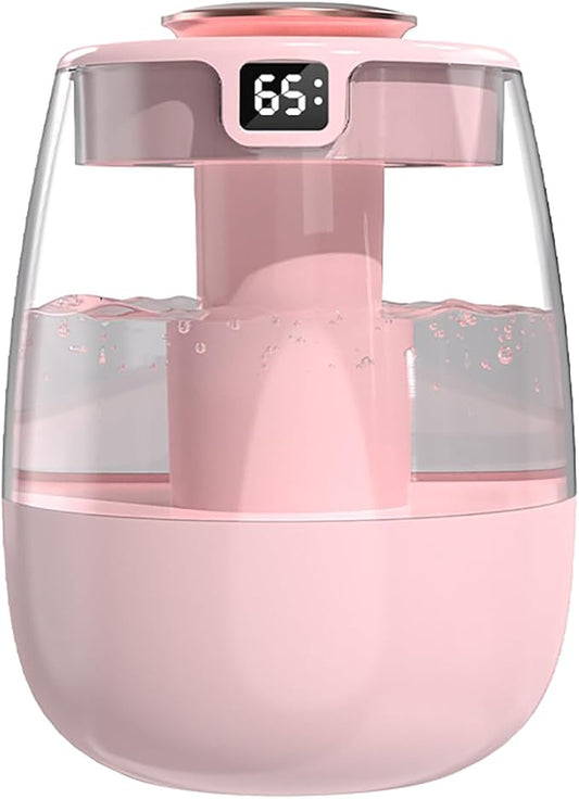 Cool Mist Humidifiers, 1.5L Led Lights, Smart Timer, Dual Nozzles, Quiet by Unknown