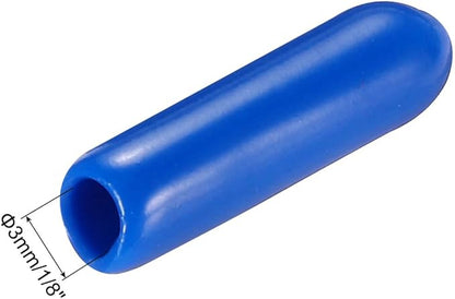uxcell 20pcs Rubber End Caps 3mm ID Vinyl PVC Round Tube Bolt Cap Cover Screw - Image 3