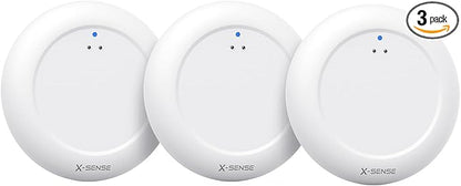 X-Sense Wi-Fi Water Leak Detector, 3 SWS0A Water Sensors by X-Sense