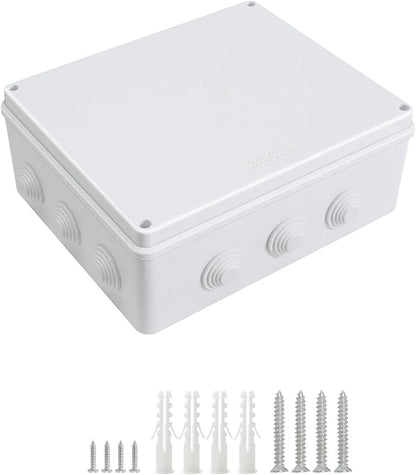 LeMotech ABS Plastic Dustproof Waterproof IP65 Junction Box Universal by LeMotech