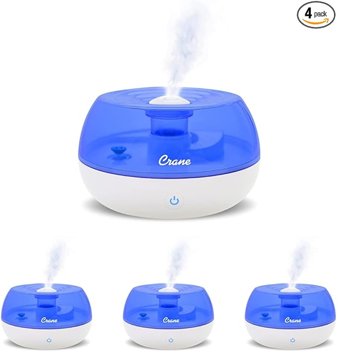 Crane Personal Ultrasonic Cool Mist Humidifier, by Crane