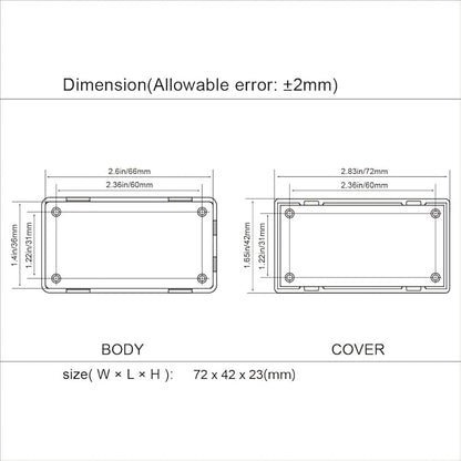 LeMotech Project Box 10 Pieces ABS Plastic Electrical Project Case Small - Image 7