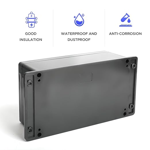 Electronic Project Box, IP65 Waterproof Dustproof ABS Plastic Junction Box- - Image 5