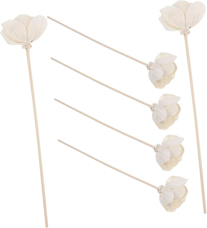 OUNONA 6pcs Fragrance Flower Diffusers Fireless Aroma Flower Sticks by OUNONA