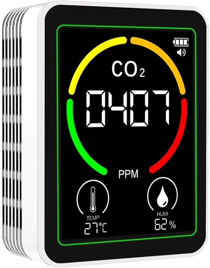 Air Quality Monitor Indoor-Portable Indoor Air Quality Meter, 3-in-1 Indoor Air - Image 4