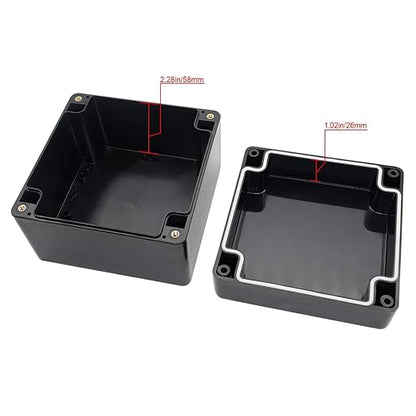 LeMotech ABS Plastic Electrical Project Case Power Junction Box, Project Box - Image 3