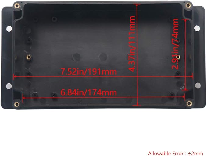 Project Box ABS Plastic Black Electrical Boxes IP65 Waterproof DIY Electronic - Image 3