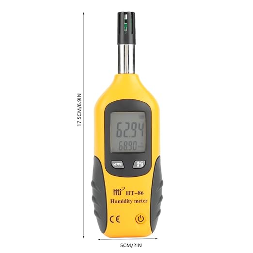 HT-86 Temperature Humidity Meter 2 in 1 Portable Digital Hygrometer Thermometer - Image 3