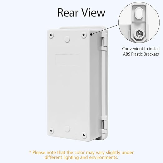 Junction Box ABS Plastic IP65 Waterproof Dustproof Universal Electrical - Image 6
