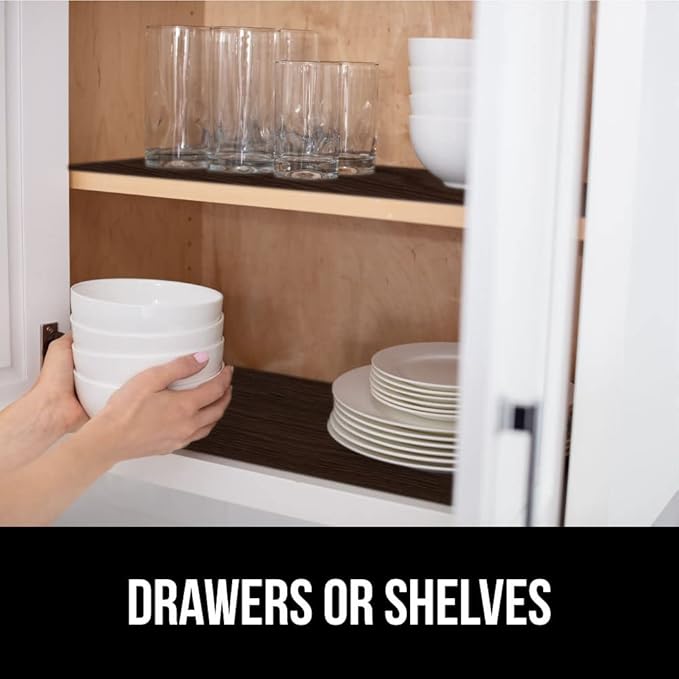 GORILLA GRIP DripGuard Shelf Liner, Non-Adhesive Drawer and Kitchen Cabinet - Image 7