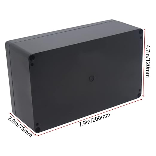 Watertight Junction Box, IP67 Waterproof Project Box Durable ABS Plastic - Image 2