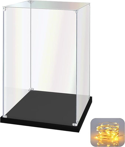 Acrylic Display Case for Collectibles Assemble Clear Acrylic Display Box for by KOLIPI