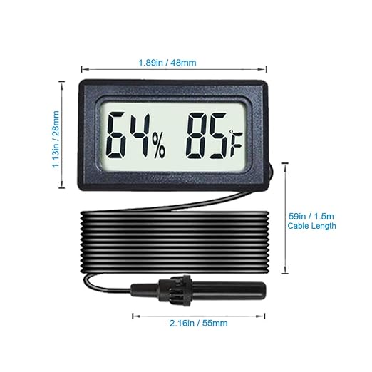 2-Pack Mini Digital Hygrometer Thermometer Gauge - Image 2