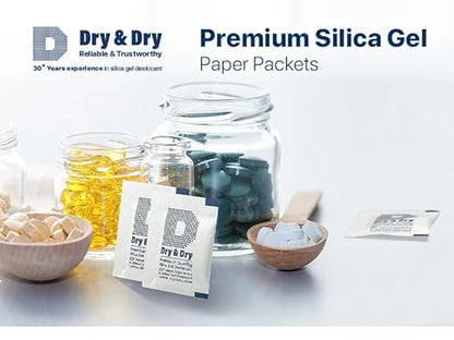 Dry & Dry 2 Gram Silica Gel Packets Desiccants, Silica Packets - Image 9
