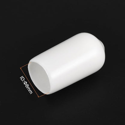 uxcell 20pcs Rubber End Caps 8mm ID Vinyl Round End Cap Cover Screw Thread - Image 3