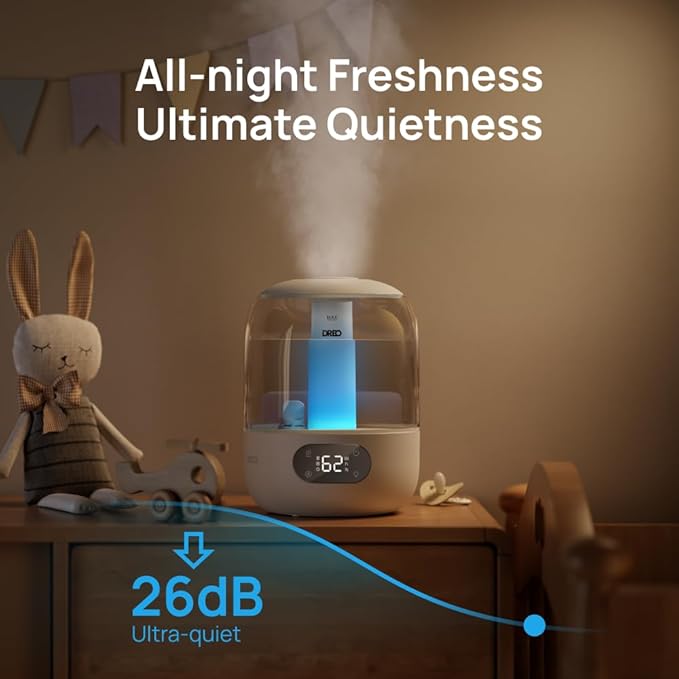 DREO Humidifiers for Bedroom, Cool Mist 3L Humidifiers - Image 3